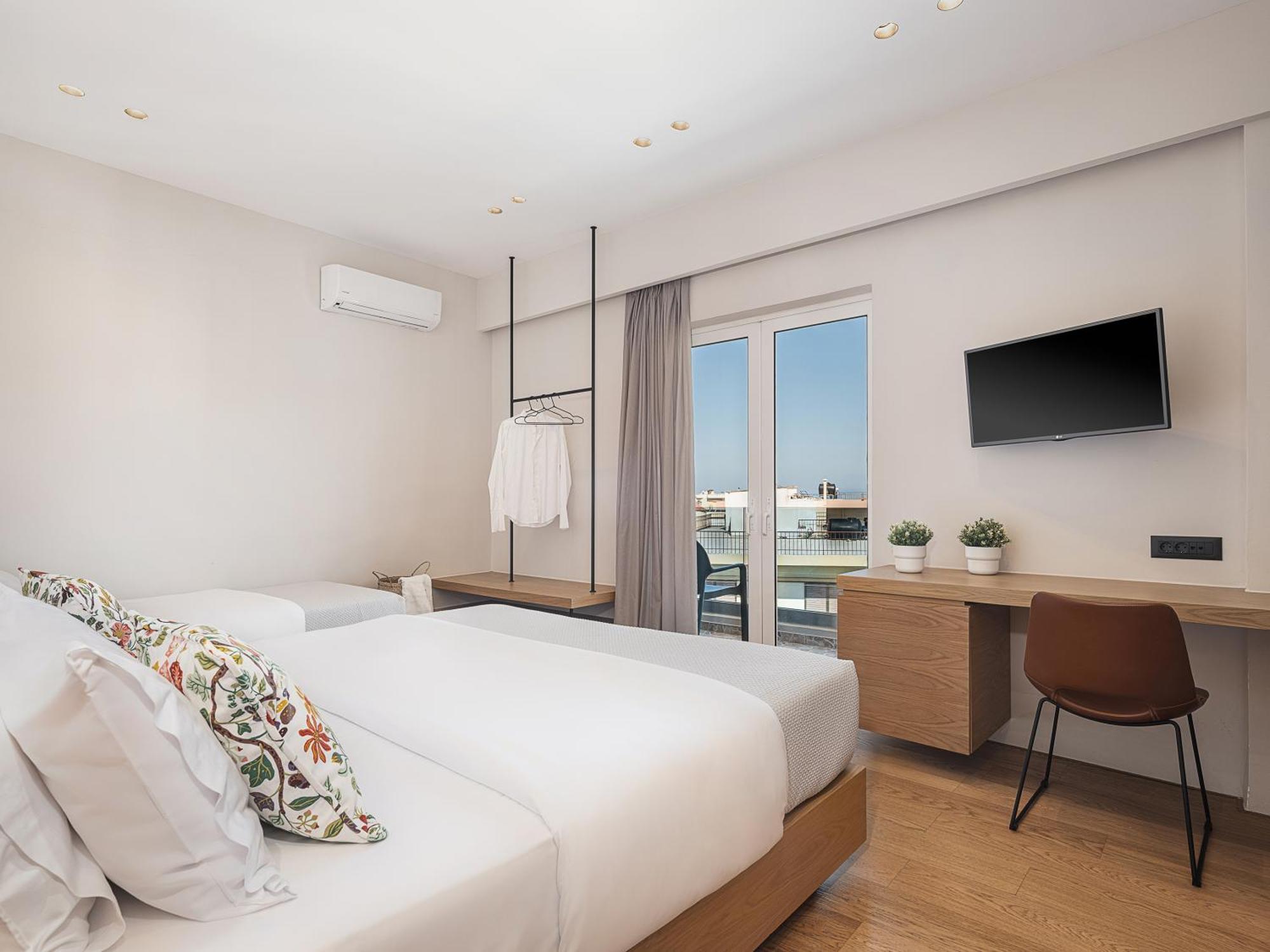 Theofilos City Hotel ハニア エクステリア 写真